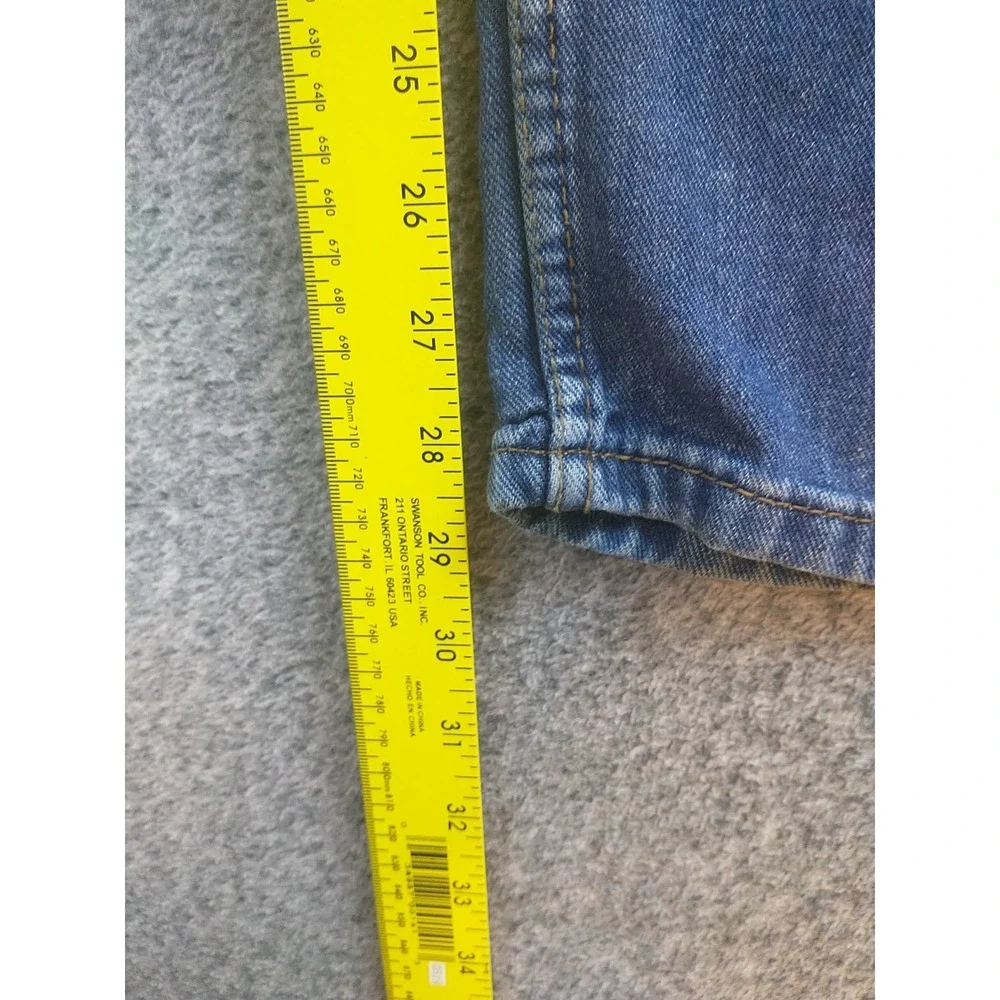 Signature by Levi Strauss & Co Mens Regular Fit Straight Leg Blue Jeans 32x29